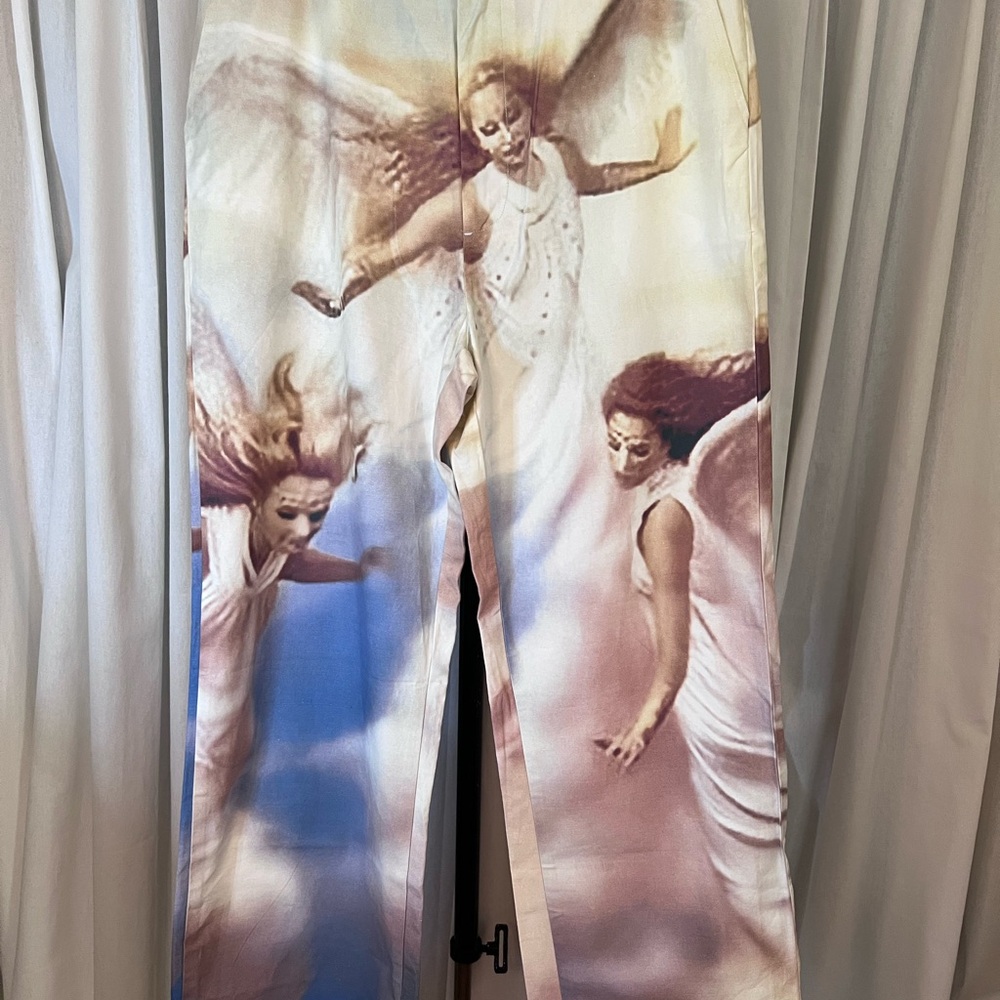 Erehwon Studios Heavens Door Angel Print Mens Pants